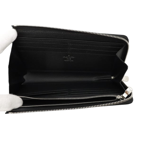 ルイヴィトン 長財布 ダミエ・グラフィット ジッピー・ドラゴンヌ N60379 LOUIS VUITTON メンズ ブラック 黒