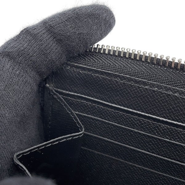 ルイヴィトン 長財布 ダミエ・グラフィット ジッピー・ドラゴンヌ N60379 LOUIS VUITTON メンズ ブラック 黒