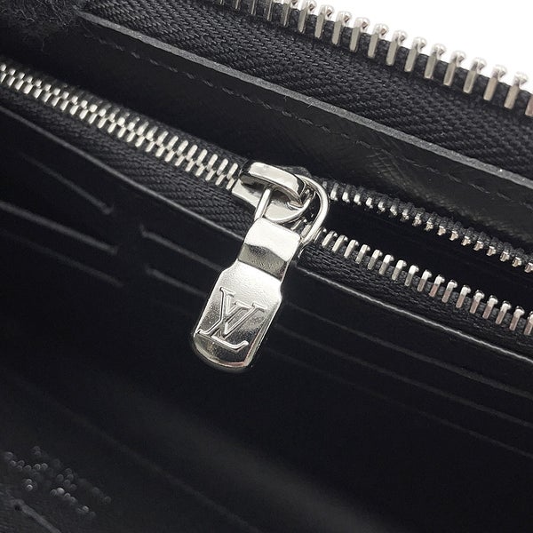ルイヴィトン 長財布 ダミエ・グラフィット ジッピー・ドラゴンヌ N60379 LOUIS VUITTON メンズ ブラック 黒