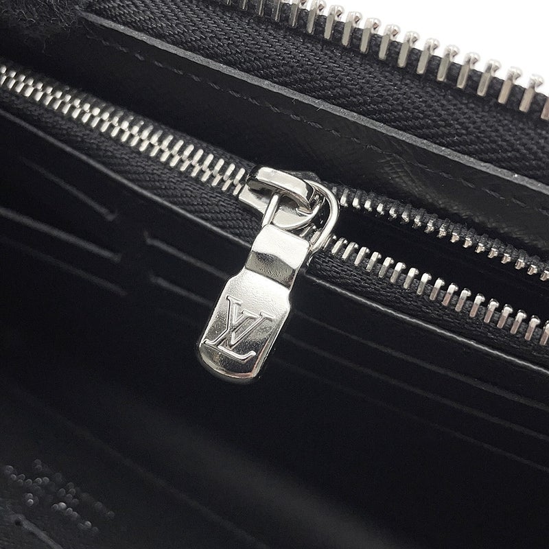 ルイヴィトン 長財布 ダミエ・グラフィット ジッピー・ドラゴンヌ N60379 LOUIS VUITTON メンズ ブラック 黒