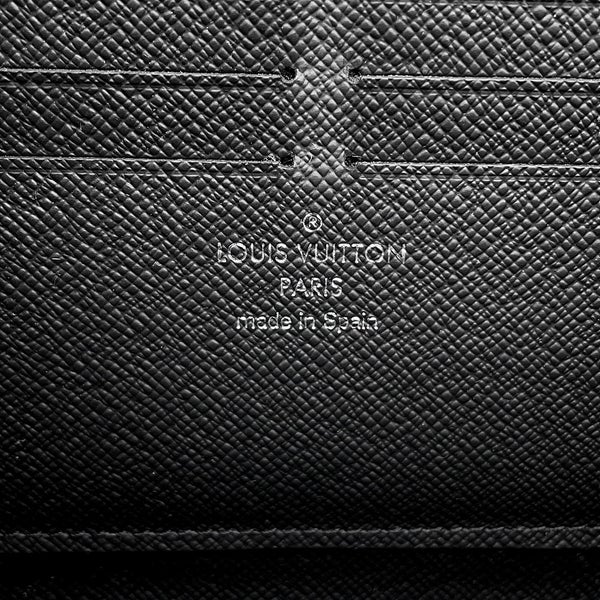 ルイヴィトン 長財布 ダミエ・グラフィット ジッピー・ドラゴンヌ N60379 LOUIS VUITTON メンズ ブラック 黒