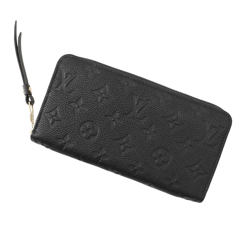 ルイヴィトン 長財布 モノグラム・アンプラント ジッピー・ウォレット M61864 LOUIS VUITTON ブラック 黒