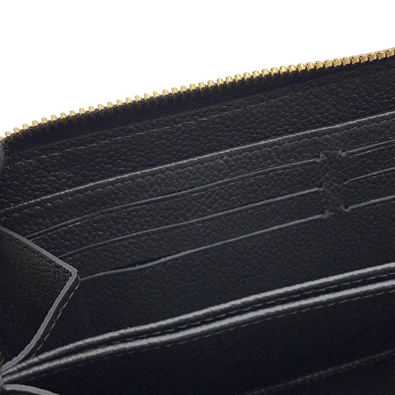 ルイヴィトン 長財布 モノグラム・アンプラント ジッピー・ウォレット M61864 LOUIS VUITTON ブラック 黒