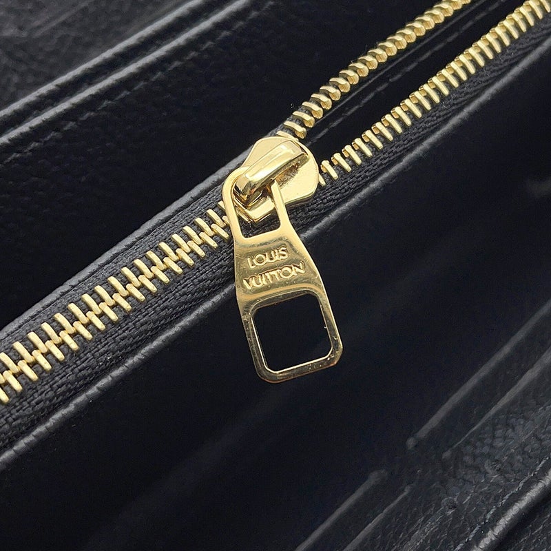 ルイヴィトン 長財布 モノグラム・アンプラント ジッピー・ウォレット M61864 LOUIS VUITTON ブラック 黒