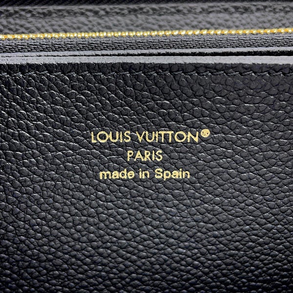 ルイヴィトン 長財布 モノグラム・アンプラント ジッピー・ウォレット M61864 LOUIS VUITTON ブラック 黒