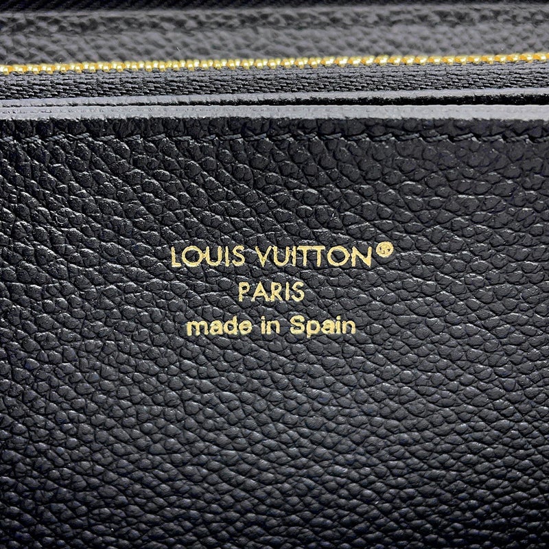 ルイヴィトン 長財布 モノグラム・アンプラント ジッピー・ウォレット M61864 LOUIS VUITTON ブラック 黒