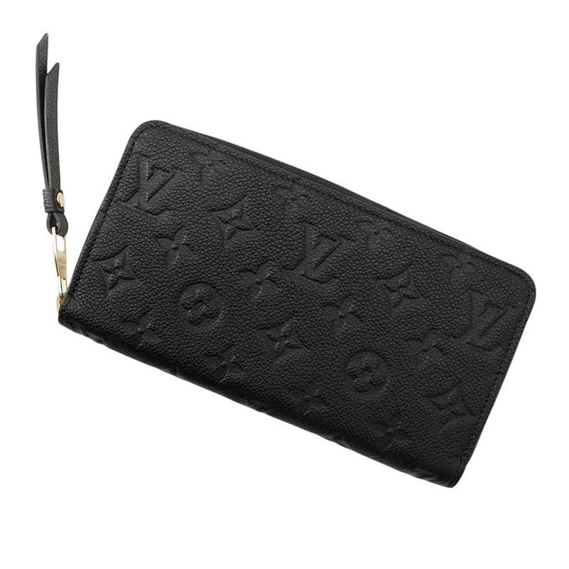 ルイヴィトン 長財布 モノグラム・アンプラント ジッピー・ウォレット M61864 LOUIS VUITTON ブラック 黒
