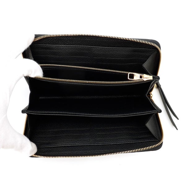 ルイヴィトン 長財布 モノグラム・アンプラント ジッピー・ウォレット M61864 LOUIS VUITTON ブラック 黒