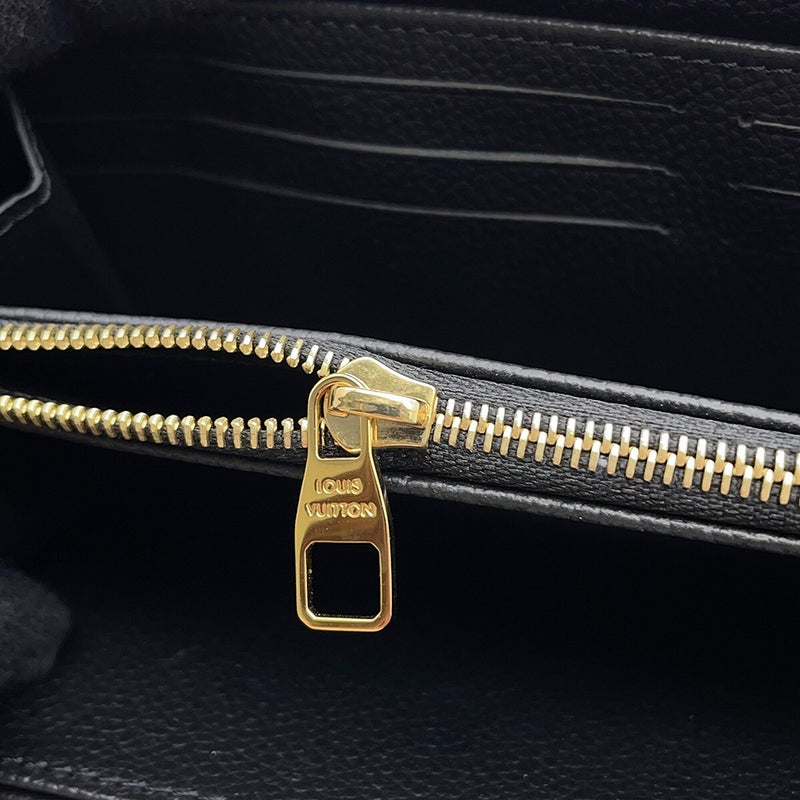 ルイヴィトン 長財布 モノグラム・アンプラント ジッピー・ウォレット M61864 LOUIS VUITTON ブラック 黒