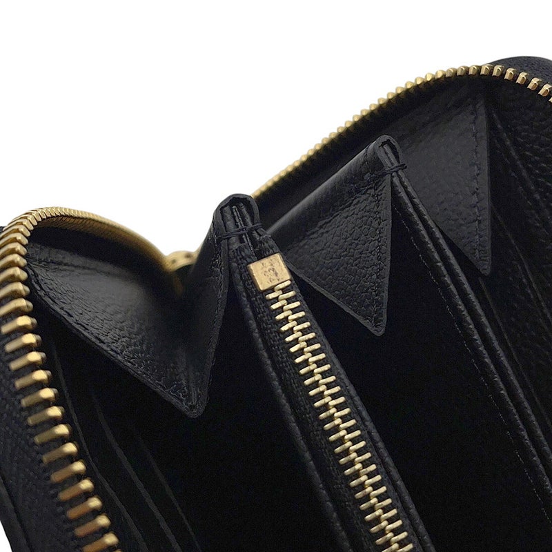 ルイヴィトン 長財布 モノグラム・アンプラント ジッピー・ウォレット M61864 LOUIS VUITTON ブラック 黒