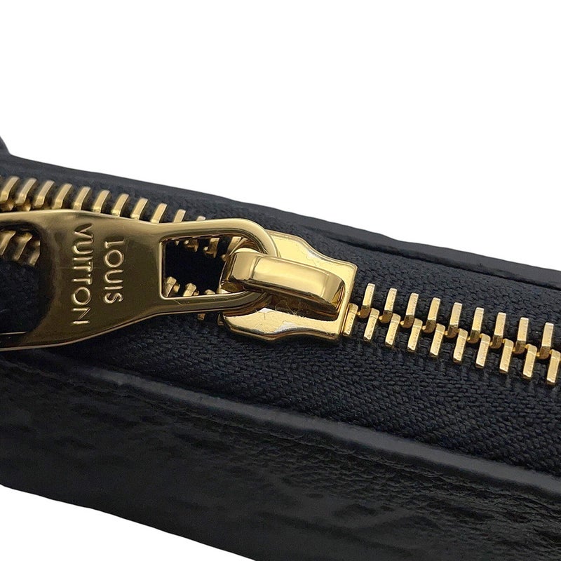 ルイヴィトン 長財布 モノグラム・アンプラント ジッピー・ウォレット M61864 LOUIS VUITTON ブラック 黒