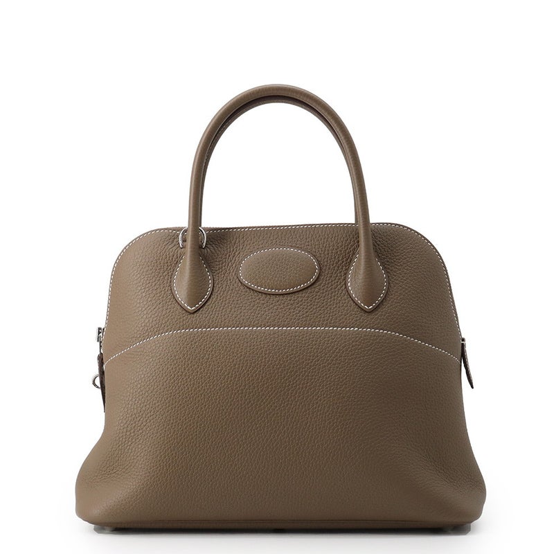 エルメス ハンドバッグ ボリード31 エトゥープ/シルバー金具 トリヨンクレマンス Y刻印 HERMES 2wayショルダーバッグ