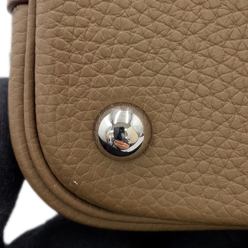 エルメス ハンドバッグ ボリード31 エトゥープ/シルバー金具 トリヨンクレマンス Y刻印 HERMES 2wayショルダーバッグ