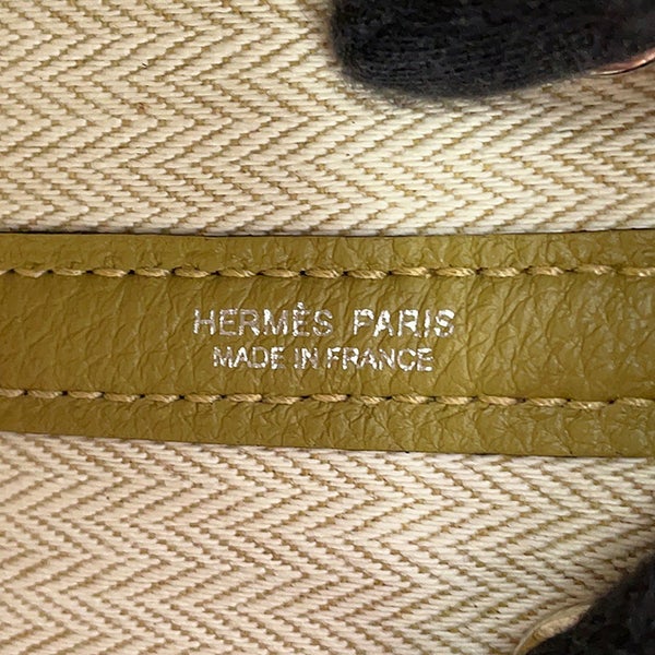 エルメス トートバッグ ネオ・ガーデン 23 ガーデンパーティ デュンヌ/シルバー金具 トゴ G刻印 HERMES