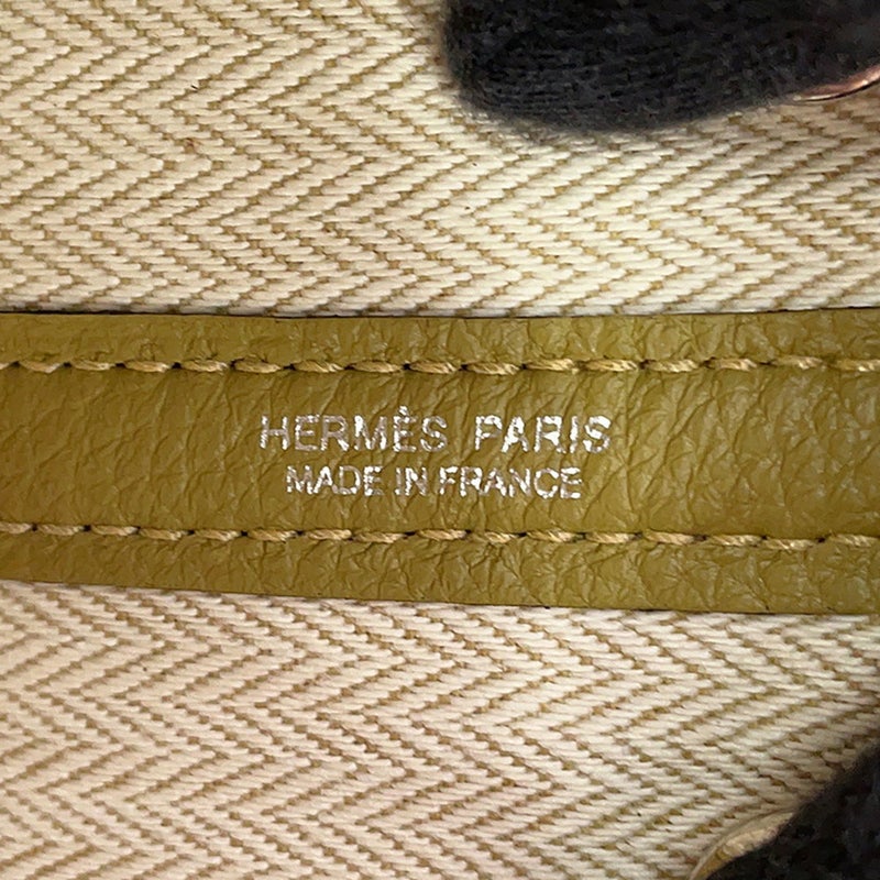 エルメス トートバッグ ネオ・ガーデン 23 ガーデンパーティ デュンヌ/シルバー金具 トゴ G刻印 HERMES