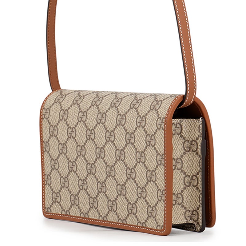 グッチ ショルダーウォレット GGエンブレム GGスプリーム レザー 820688 GUCCI バッグ