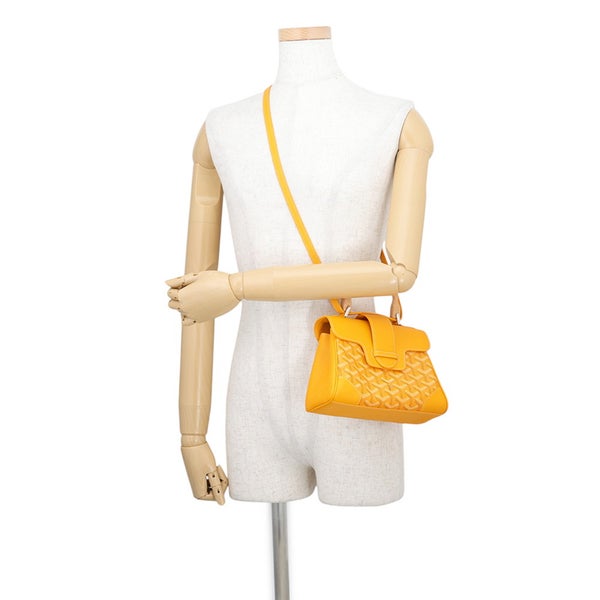 ゴヤール ハンドバッグ サイゴン ミニ ソフトバッグ PVC ウッド SAIGONMINTY08CL08P GOYARD 2way