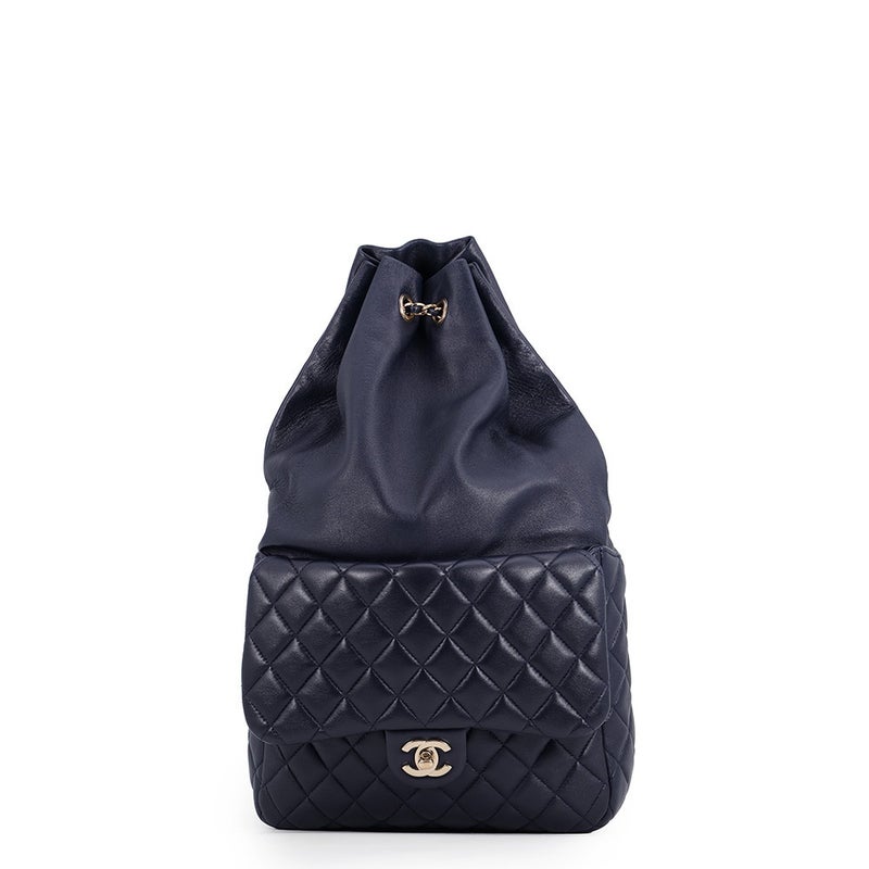 シャネル リュック マトラッセ ドローストリング ラムスキン A94417 CHANEL バックパック