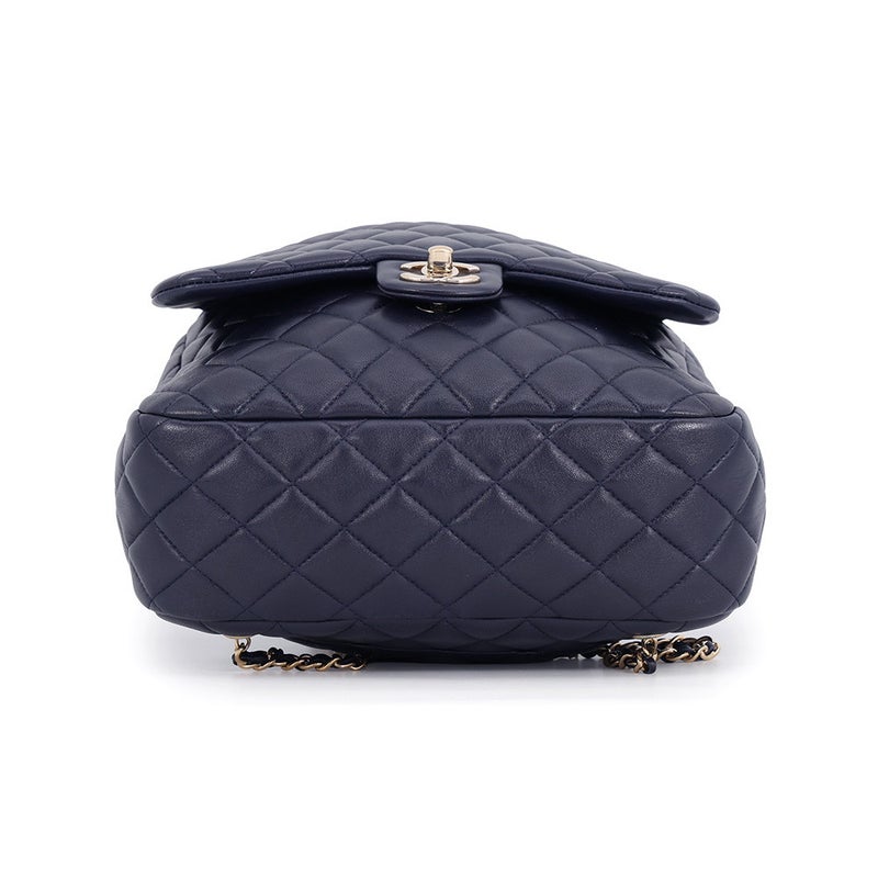 シャネル リュック マトラッセ ドローストリング ラムスキン A94417 CHANEL バックパック