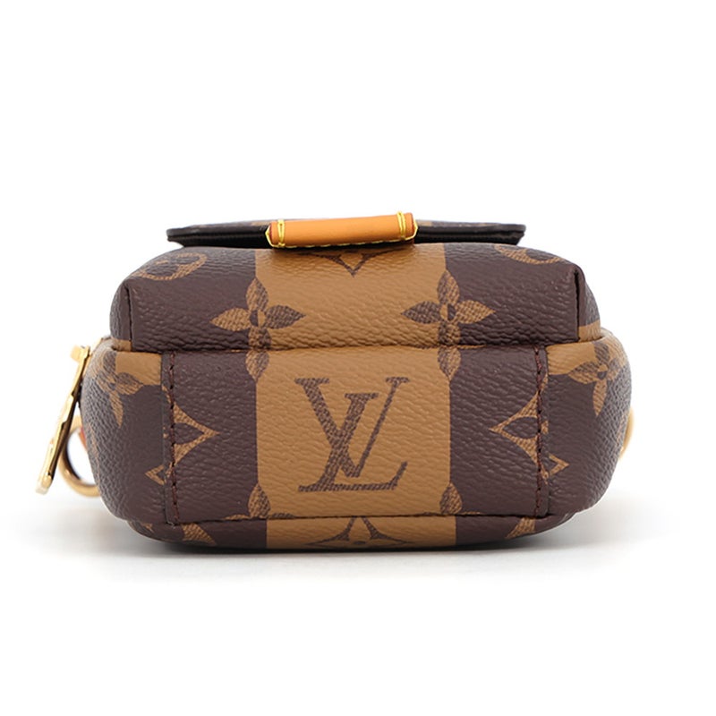 ルイヴィトン ショルダーバッグ モノグラム・ストライプ ダブル フォン ポーチ LV MADE NIGO M81005