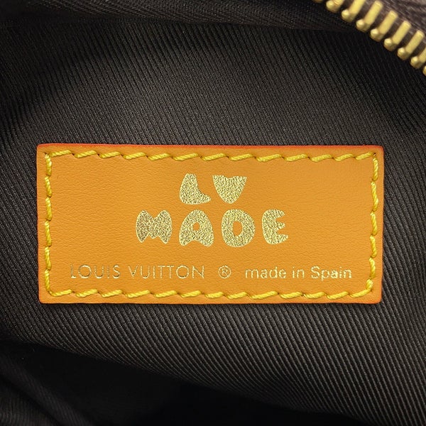 ルイヴィトン ショルダーバッグ モノグラム・ストライプ ダブル フォン ポーチ LV MADE NIGO M81005