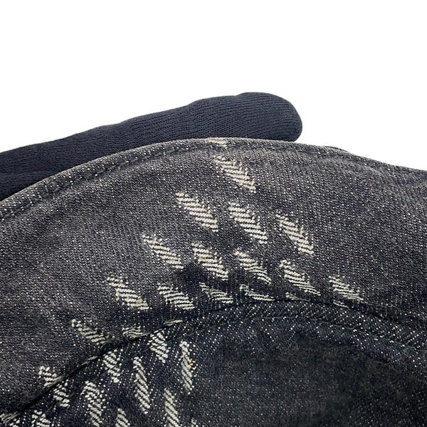 ルイヴィトン バケットハット ボネ デニム LV MADE サイズM MP3244 LOUIS VUITTON 帽子 黒 ブラック