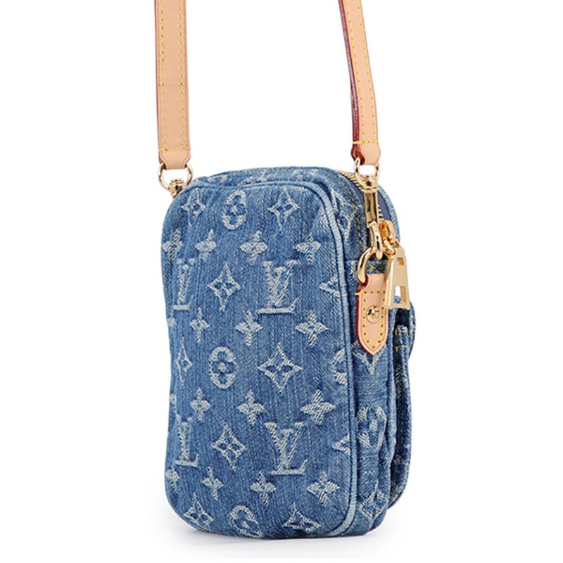ルイヴィトン ショルダーバッグ モノグラム・デニム/LVリミックス ポシェット・フェアファックス M82948 LOUIS VUITTON