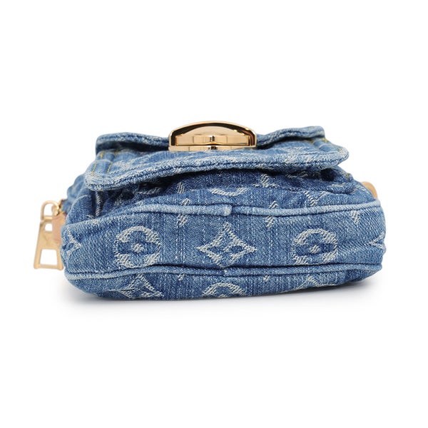 ルイヴィトン ショルダーバッグ モノグラム・デニム/LVリミックス ポシェット・フェアファックス M82948 LOUIS VUITTON