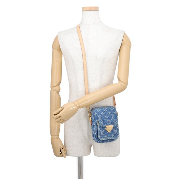 ルイヴィトン ショルダーバッグ モノグラム・デニム/LVリミックス ポシェット・フェアファックス M82948 LOUIS VUITTON