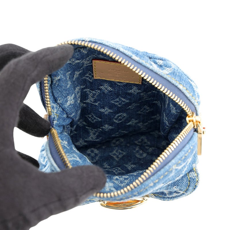 ルイヴィトン ショルダーバッグ モノグラム・デニム/LVリミックス ポシェット・フェアファックス M82948 LOUIS VUITTON