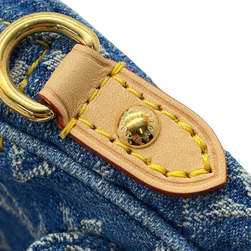 ルイヴィトン ショルダーバッグ モノグラム・デニム/LVリミックス ポシェット・フェアファックス M82948 LOUIS VUITTON