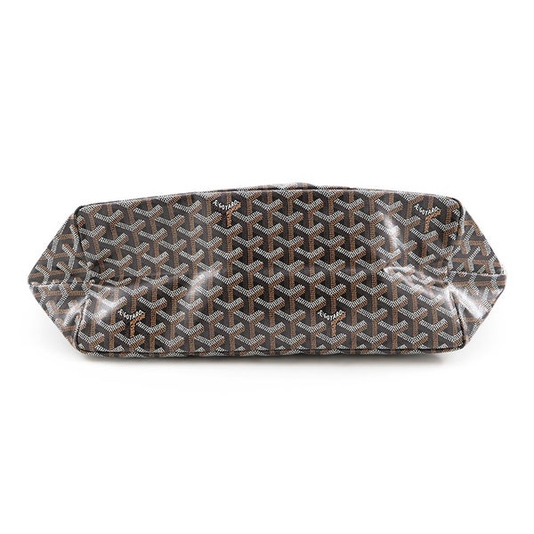 ゴヤール トートバッグ サンルイPM クリップ付き PVC/レザー STLCROPMLTY01CL03P GOYARD ポーチ付き 黒