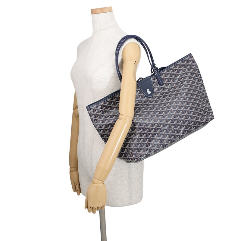 ゴヤール トートバッグ サンルイPM クリップ付き PVC/レザー STLCROPMLTY12CL12P GOYARD ポーチ付き