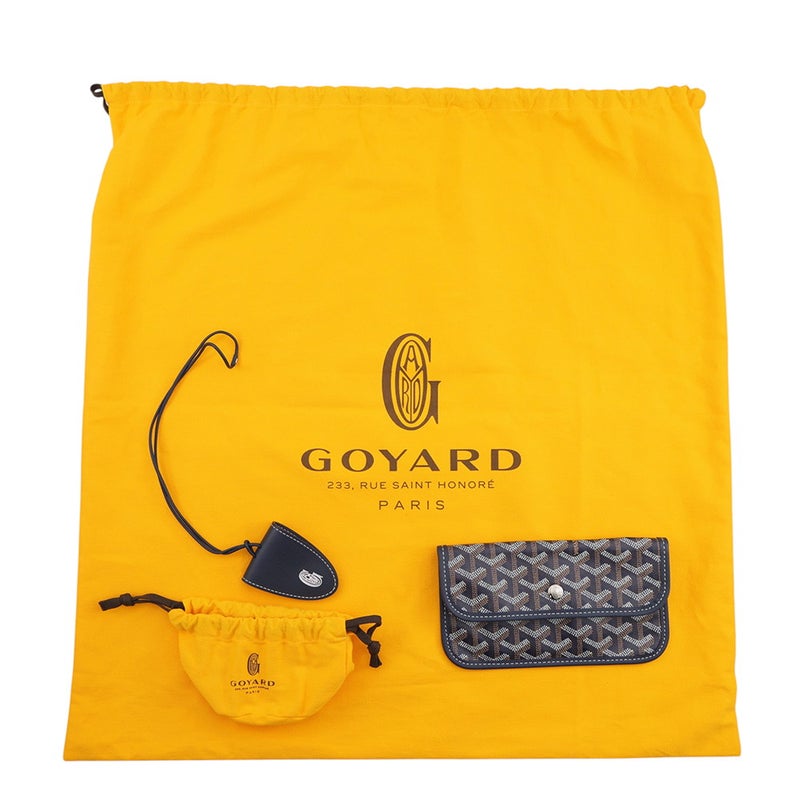 ゴヤール トートバッグ サンルイPM クリップ付き PVC/レザー STLCROPMLTY12CL12P GOYARD ポーチ付き