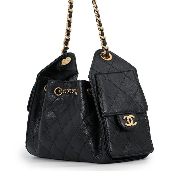 シャネル チェーンショルダーバッグ CHANEL25 ミニ ココマーク ワンショルダー AS5631 CHANEL 黒