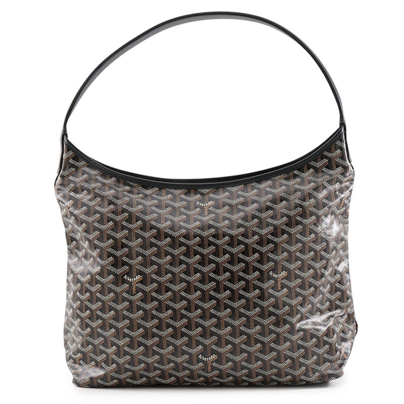 ゴヤール ショルダーバッグ ボエム ホーボーバッグ PVC/レザー BOHEMEPMLTY01CL01P GOYARD ポーチ付き 黒