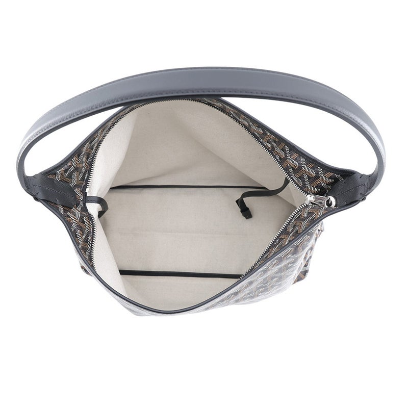 ゴヤール ショルダーバッグ ボエム ホーボーバッグ PVC/レザー BOHEMEPMLTY01CL01P GOYARD ポーチ付き 黒