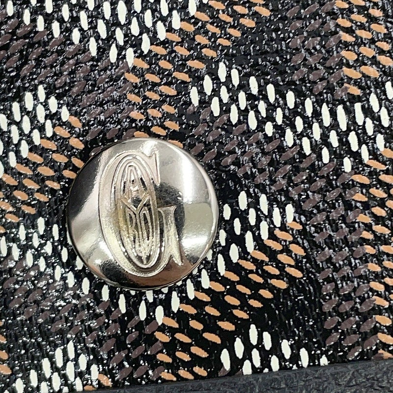 ゴヤール ショルダーバッグ ボエム ホーボーバッグ PVC/レザー BOHEMEPMLTY01CL01P GOYARD ポーチ付き 黒