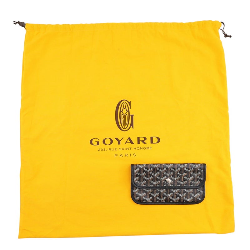 ゴヤール ショルダーバッグ ボエム ホーボーバッグ PVC/レザー BOHEMEPMLTY01CL01P GOYARD ポーチ付き 黒
