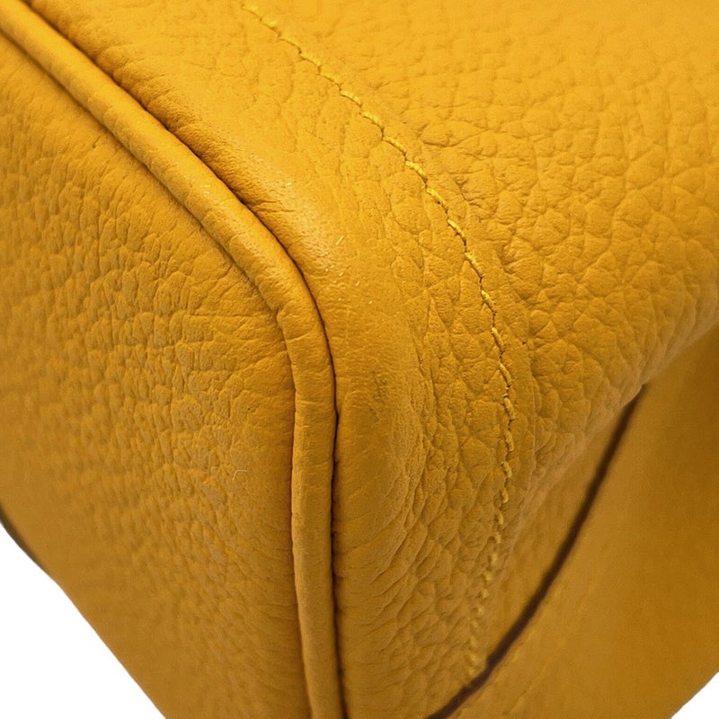 エルメス トートバッグ ガーデンパーティTPM ジョーヌアンブル/シルバー金具 カントリー D刻印 HERMES Garden Party