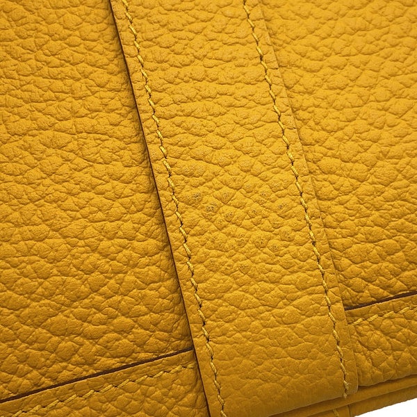 エルメス トートバッグ ガーデンパーティTPM ジョーヌアンブル/シルバー金具 カントリー D刻印 HERMES Garden Party