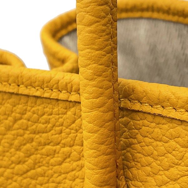 エルメス トートバッグ ガーデンパーティTPM ジョーヌアンブル/シルバー金具 カントリー D刻印 HERMES Garden Party