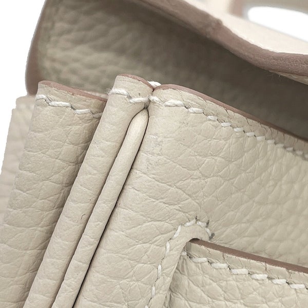 エルメス ハンドバッグ ケリー28 内縫い クレ/ゴールド金具 トリヨンクレマンス A刻印 HERMES Kelly 2wayバッグ