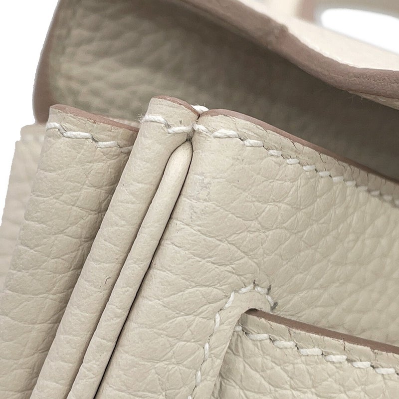 エルメス ハンドバッグ ケリー28 内縫い クレ/ゴールド金具 トリヨンクレマンス A刻印 HERMES Kelly 2wayバッグ
