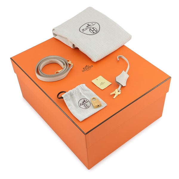エルメス ハンドバッグ ケリー28 内縫い クレ/ゴールド金具 トリヨンクレマンス A刻印 HERMES Kelly 2wayバッグ