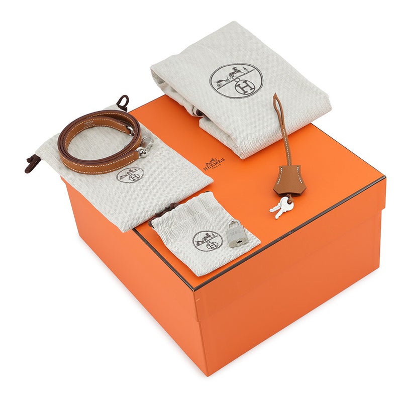 エルメス ハンドバッグ ケリー25 外縫い ゴールド/シルバー金具 エプソン G刻印 HERMES Kelly 2wayバッグ