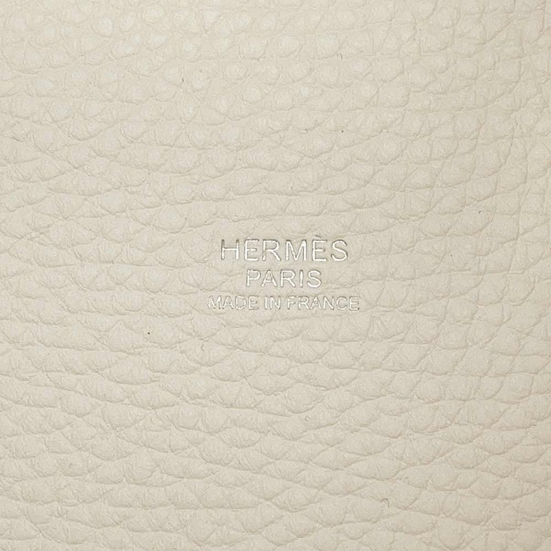 エルメス ハンドバッグ ピコタンロックMM エクラ ナタ/セサミ/シルバー金具 トリヨンクレマンス/スイフト Z刻印