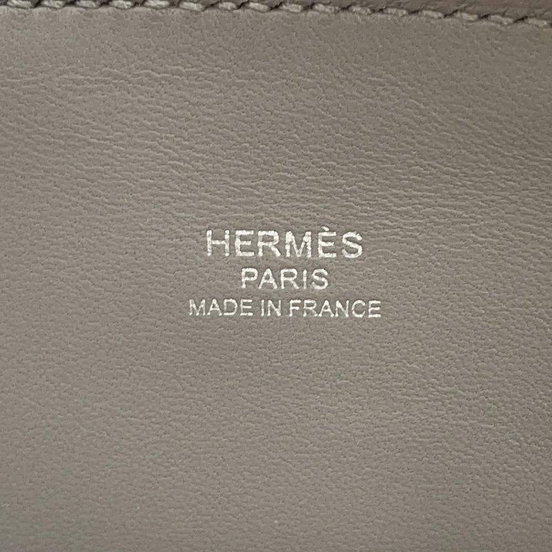 エルメス ボリード1923 ミニ ヴェルソ グリメイヤー/ベトン/シルバー金具 エバーカラー B刻印 2way