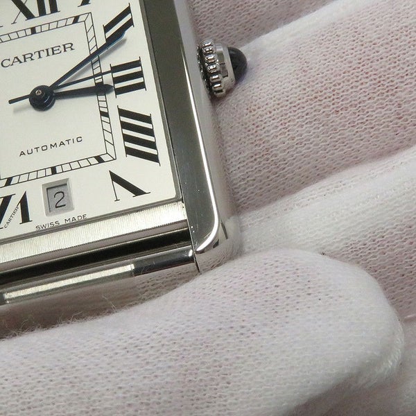 カルティエ タンク ソロ XL W5200028 Cartier 腕時計 ウォッチ TANK SOLO ブレス シルバー文字盤