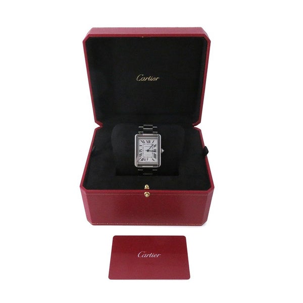 カルティエ タンク ソロ XL W5200028 Cartier 腕時計 ウォッチ TANK SOLO ブレス シルバー文字盤